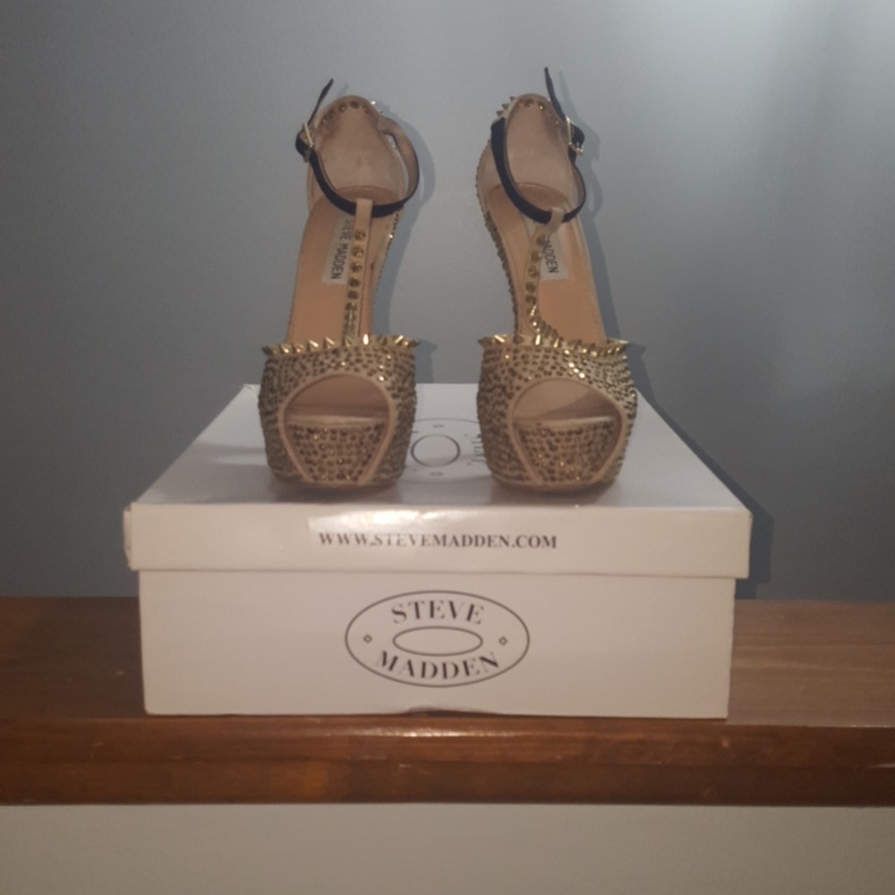 Steve Madden Spike/Bling Heels